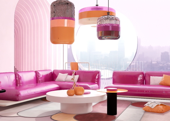 Pink and orange 🩷🧡 Design Rendering