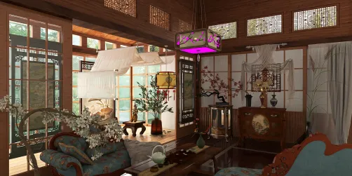 Asian living room