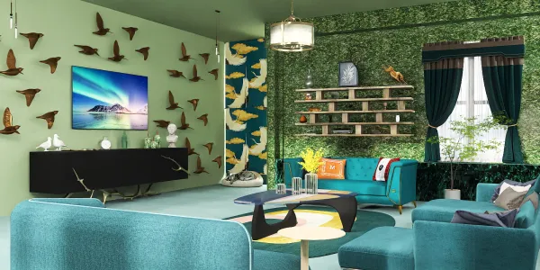 Professional interior design created with Homestyler 3D design software