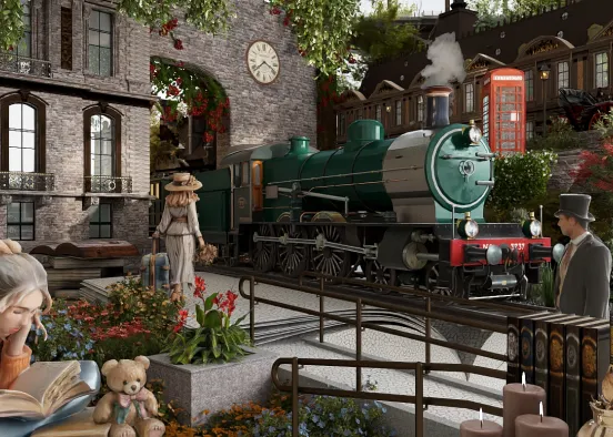 # When time is frozen⏳🚂 Визуализация дизайна