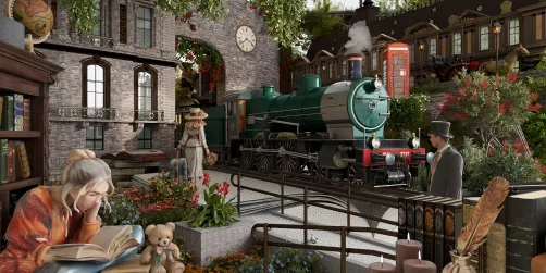 When time is frozen⏳🚂