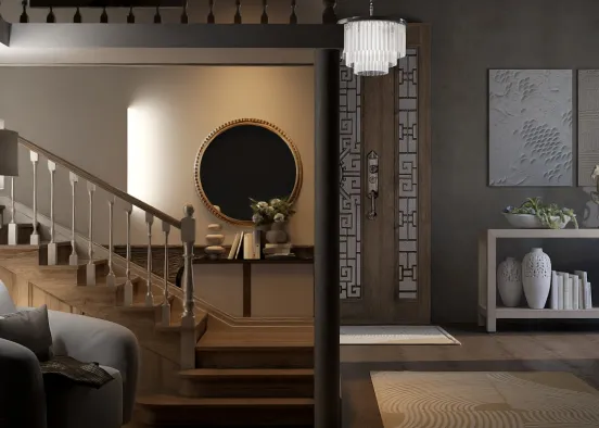 # Foyer (main entrance) Renderização de Design