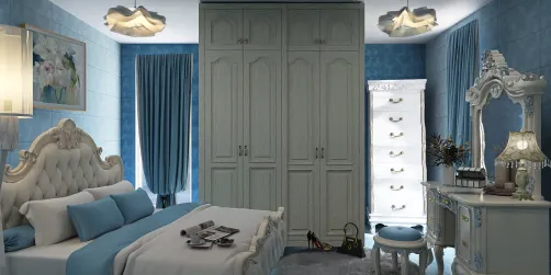 Blue Bedroom Retreat