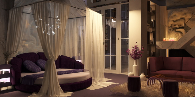 Purple bedroom 💜🦄