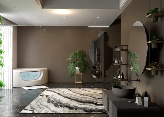 Future salle de bain Design Rendering
