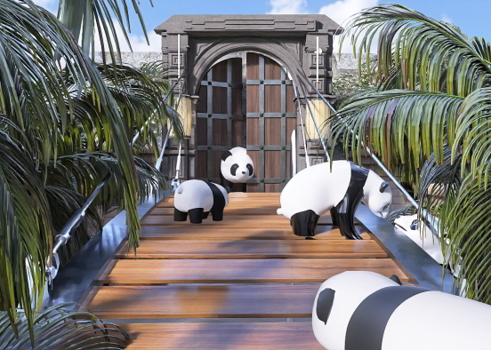 Panda Caravan 🐼🌿 Design Rendering