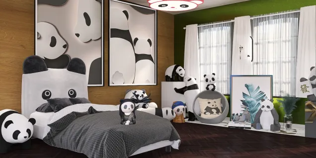 panda bedroom 