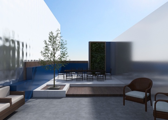 Studio 38 - Roof Top Lounge Design Rendering