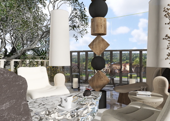 Lounge with a view  Design Rendering