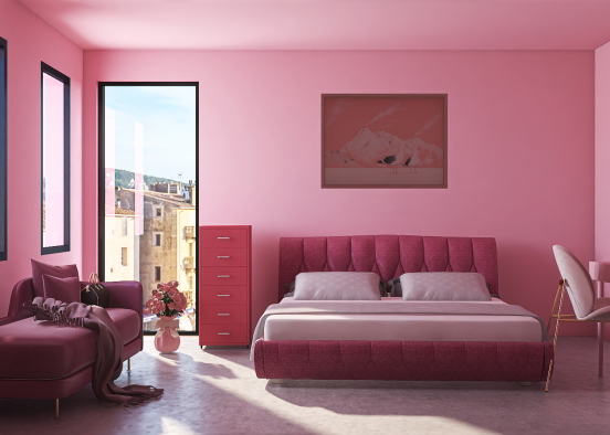 The Pink Room  Design Rendering