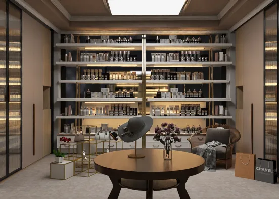 # Walk in closet  Визуализация дизайна