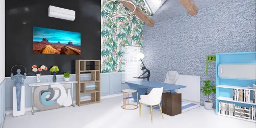 Blue office 