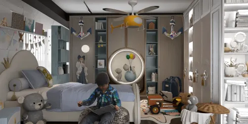 Children's Day in a Dreamy Space
