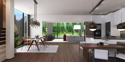 Open-Concept Design with Integrated Natural Light