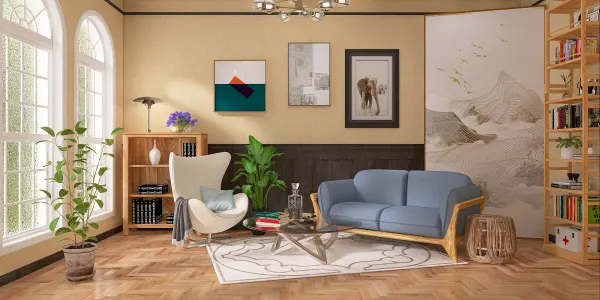 Professional interior design created with Homestyler 3D design software