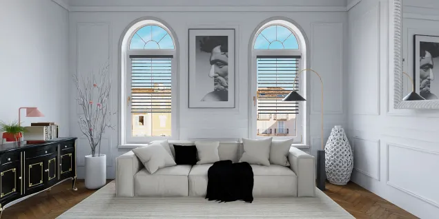 Black&White living room