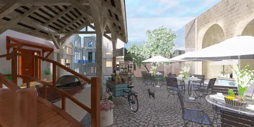 Riverside alley