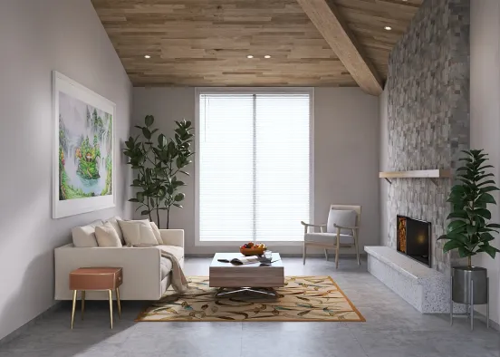 Fireplace Comfort Design Rendering