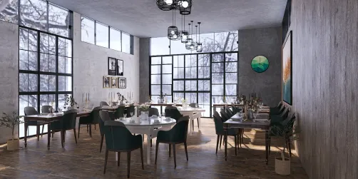 Retro+loft restaurant 🤎