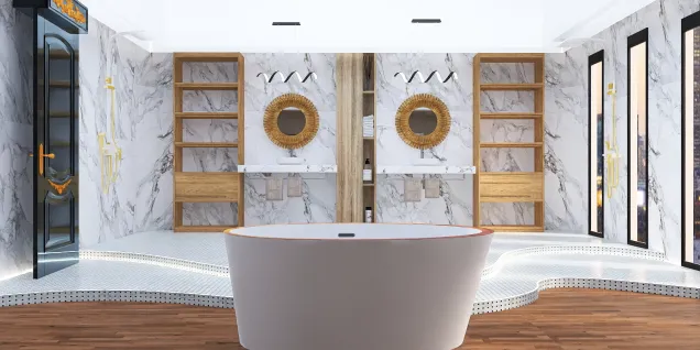Modern Penthouse Bathroom