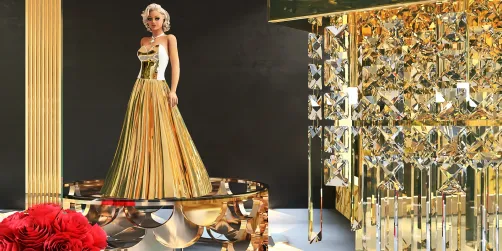 From the silver screen a golden Marilyn🎗️🎗️🎗️