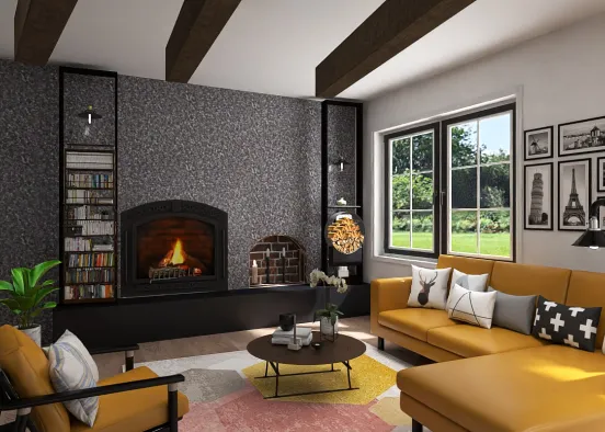 # 2025 Living room  Renderização de Design