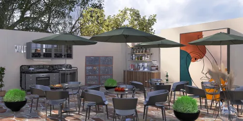 outdoor cafe