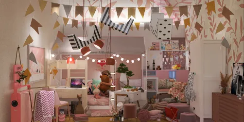 Super detailed kids bedroom