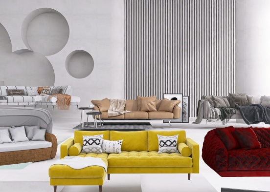New Sofa Sharing  Design Rendering