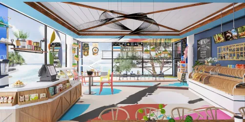 beach side food court 