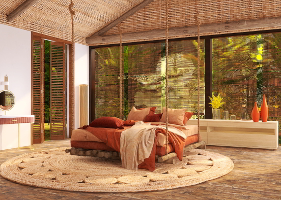 Tropical room Design Rendering
