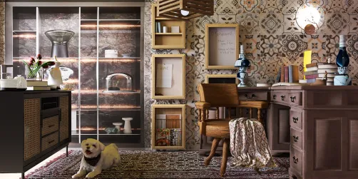 Home Office 🤎🧡🤍