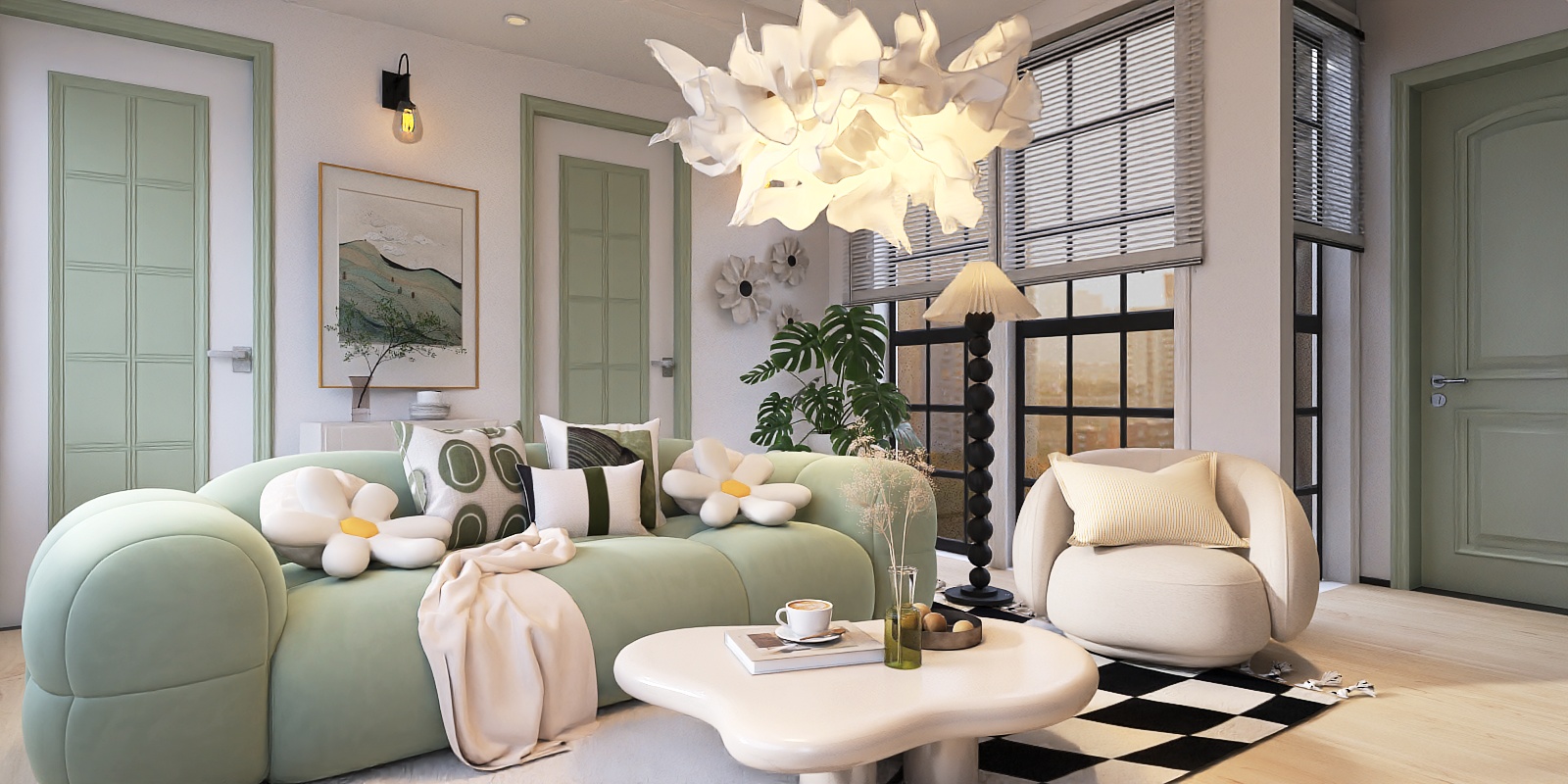 Living Room Apartment 