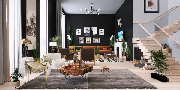 Professional interior design created with Homestyler 3D design software