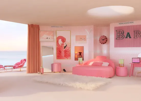 Barbie’s room💗 Design Rendering