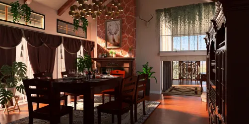 country dining room 