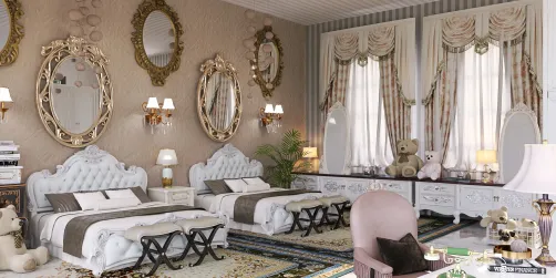 Victorian style bedroom 