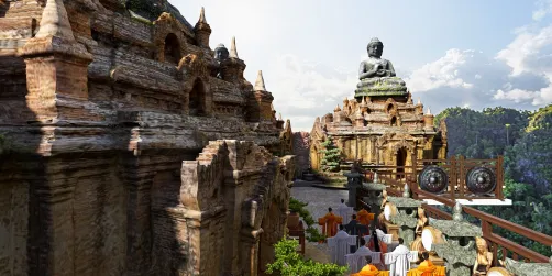No. 13 of 20. Sacred Temple Pilgrimage