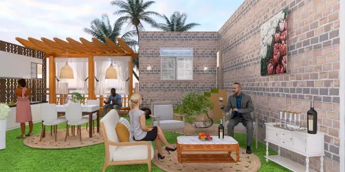 veranda di mattoni ❤️
