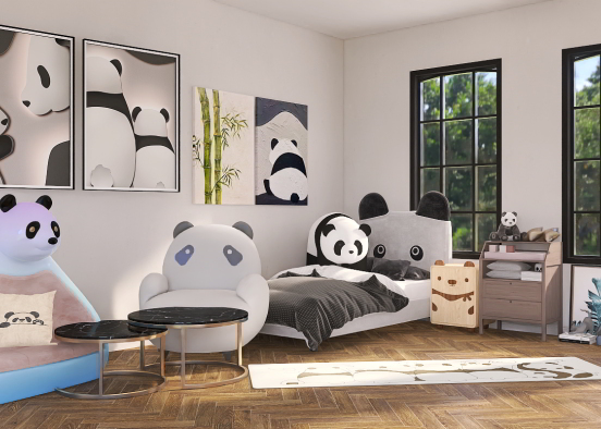 Panda Mania  Design Rendering