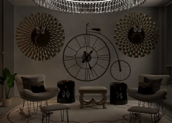 # Wheel Clock Renderização de Design