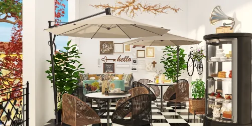 Hotel Balcony Breakfast Daily