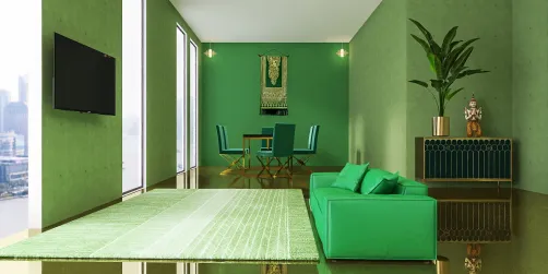 the green living room 