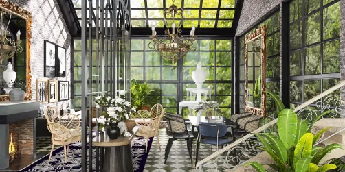 Rustic Garden Room 🌿