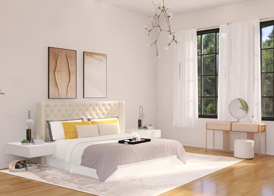 Modern Style bedroom  Design Rendering