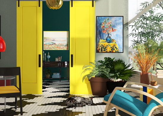 Bauhaus Style. Design Rendering