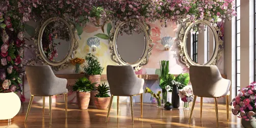 🌷💐Hair salon floral💐🌷