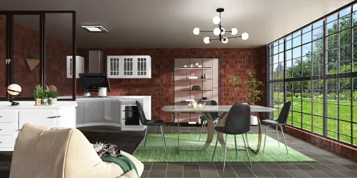 Bricks and Green, Black, White 💚🤎🤍🐈‍⬛