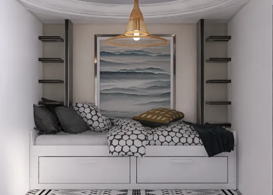 Sleeping alcove Design Rendering