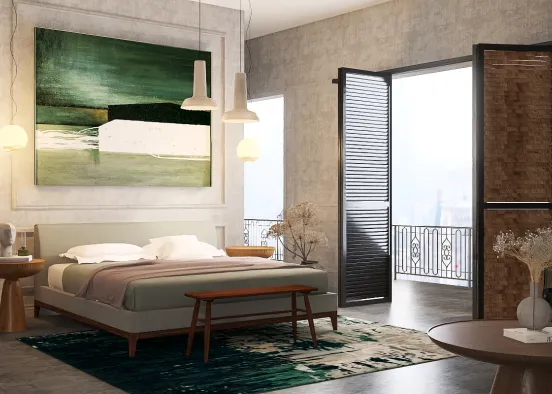 # Tropical Cement Interior Визуализация дизайна